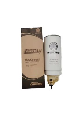 White Weichai Diesel Engine Parts Fuel 1000424655 61000070005 Oil Filter for Shackman Howo