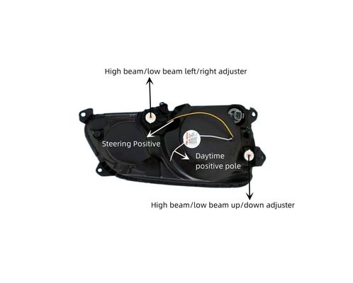 3800LM LED Headlamp for Hino 700 SS/FN 2003 Series Truck OEM No. 81150-3220 219-1107