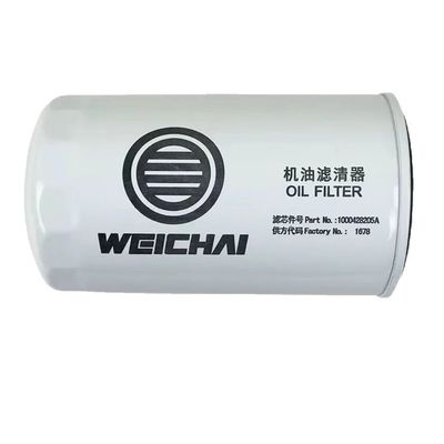100% Test Weichai Oil Filter 1000428205A for Shacman Shaanxi SINOTRUK FAW Truck Engine