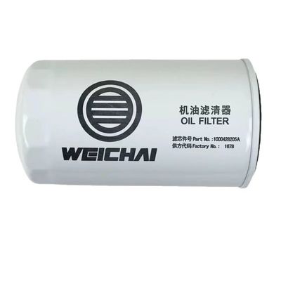 Car Fitment SINOTRUK CNHTC Weichai Engine Oil Filter 1000428205 1002280521 1000424655