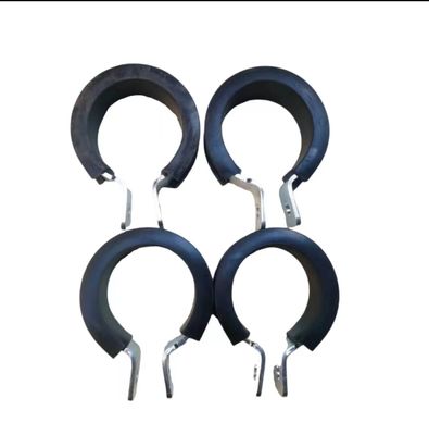 U Type R Type Tank Water Pipe Clamp Hoop with 304 Stainless Steel and Rubber Edge