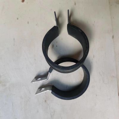 U Type R Type Tank Water Pipe Clamp Hoop with 304 Stainless Steel and Rubber Edge