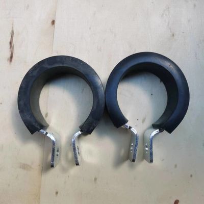 U Type R Type Tank Water Pipe Clamp Hoop with 304 Stainless Steel and Rubber Edge
