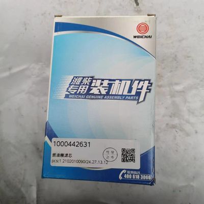 Part No 1000442631 Fuel Fine Filter Element for Weichai Engine WP7 Truck Engine Parts