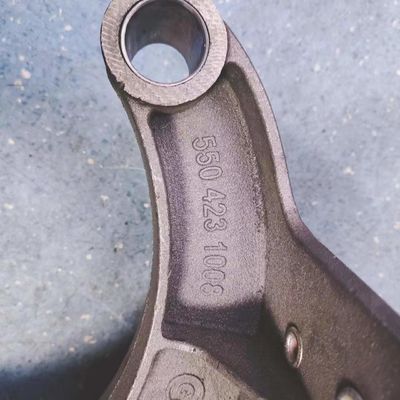 5504231008 Steel Front Wheel Brake Shoe Assembly and Durable for Shaanxi Car Fitment