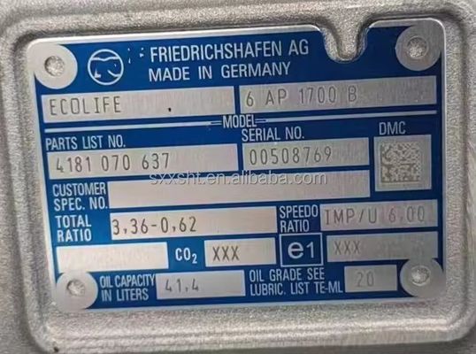 1200*600*600mm Size standard spine Truck Parts For ZF6AP1700 Gearbox Assembly Gearbox