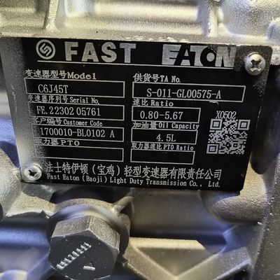 Original Genuine Transmission Assembly C6j45t for Auto Transmission Systems 100% Tested