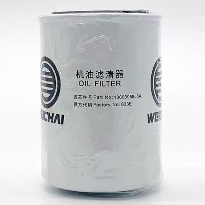 Shacman Car Fitment 1000395855 Steel Diesel Engine Oil Filter Element for Market