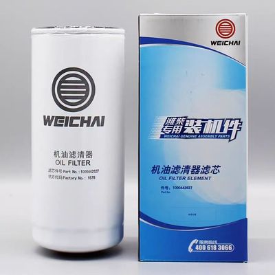Condition Parts For Faw Shacman Trucks Oil Filters 1000442627 100% Year 2012-