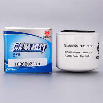 Auto Fuel Filter 1000002416 for Weichai Power Diesel Engine Filtrate Fuel Efficiently