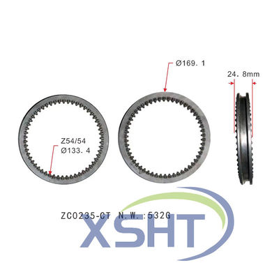 Transmission Gear Synchroniser Rings made of Molybdenum-Carbon Vertical Threaded Steel
