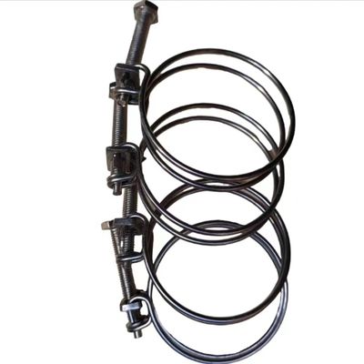 304/201 Stainless Steel Wire Hoop for Pipe Card and Double Wire Throat Long-Lasting