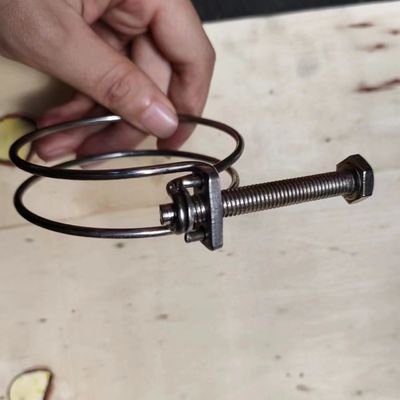 304/201 Stainless Steel Wire Hoop for Pipe Card and Double Wire Throat Long-Lasting