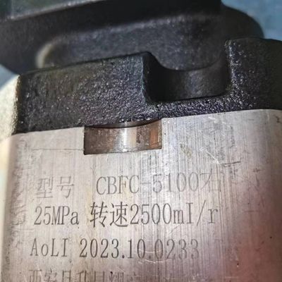 Dongfeng Howo Truck Dump Truck Hydraulic Gear Pump Right Small 6 Keys CBFC-5100 Aluminium